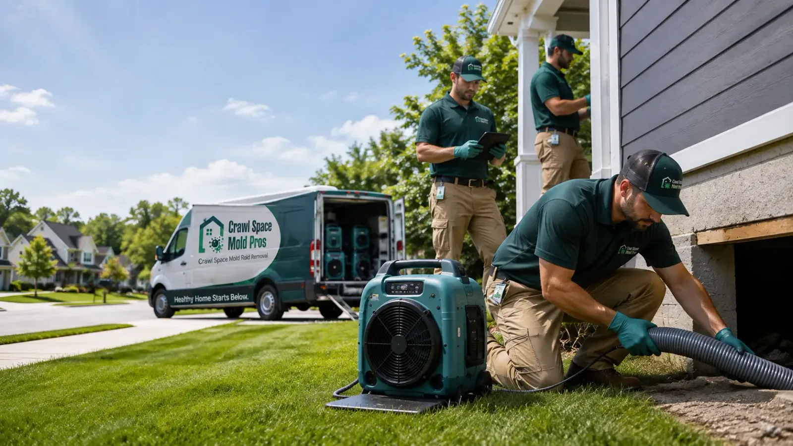 Crawl Space Mold Removal in Sunbury, OH